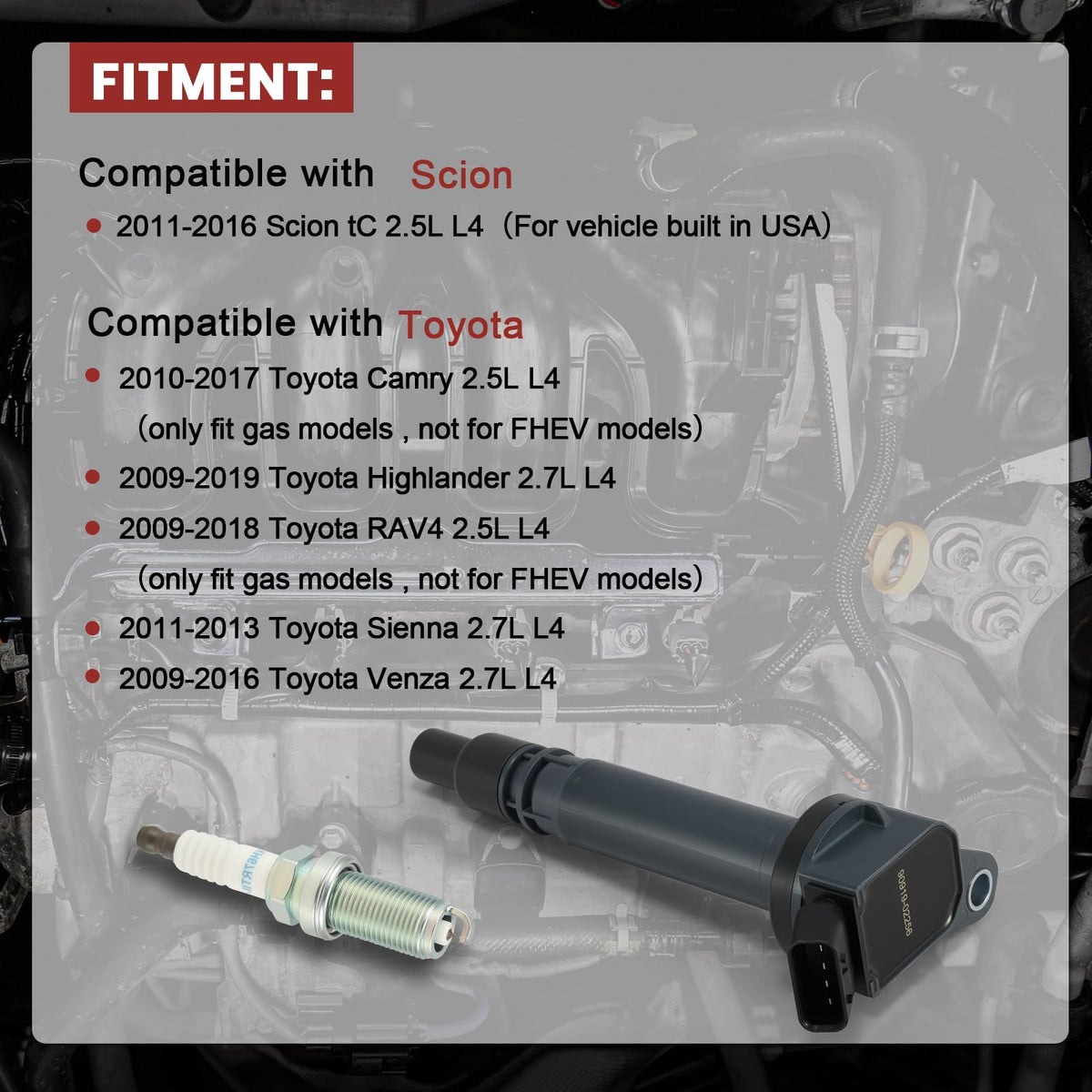 KacuYelin double iridium spark plugs closeup highlighting durable electrodes