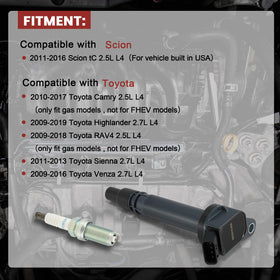 KacuYelin double iridium spark plugs closeup highlighting durable electrodes