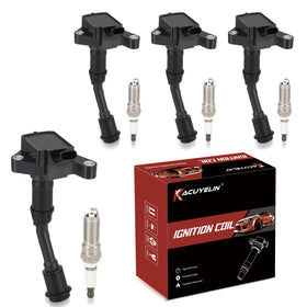 KacuYelin front packaging showing coil and spark plug kit for easy identification and confidence