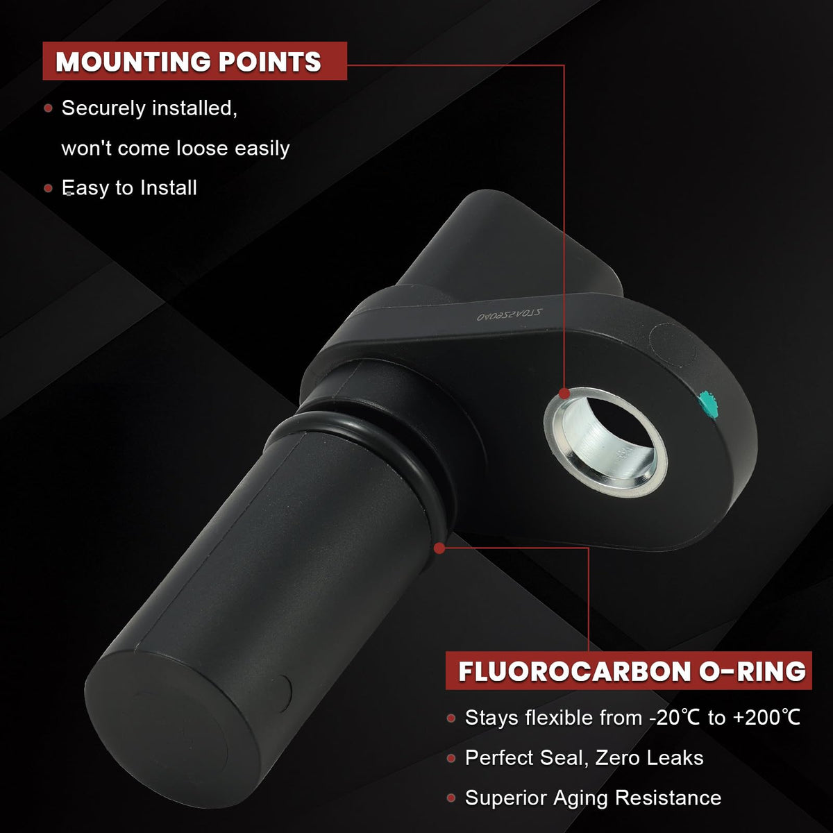 KacuYelin sensor installed in engine bay showing reliable fit and improved engine timing