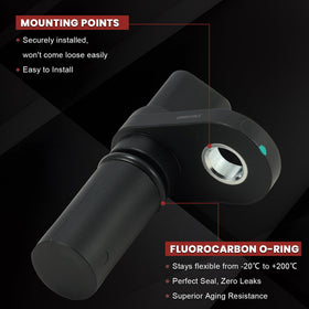 KacuYelin sensor installed in engine bay showing reliable fit and improved engine timing
