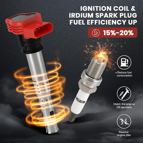 KacuYelin ignition parts installed in engine bay demonstrating fitment benefit