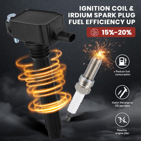 KacuYelin coil pack installed on engine demonstrating fit and reliable output