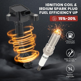 KacuYelin coil and plug installed on Ford engine showing improved fit and smoother starts