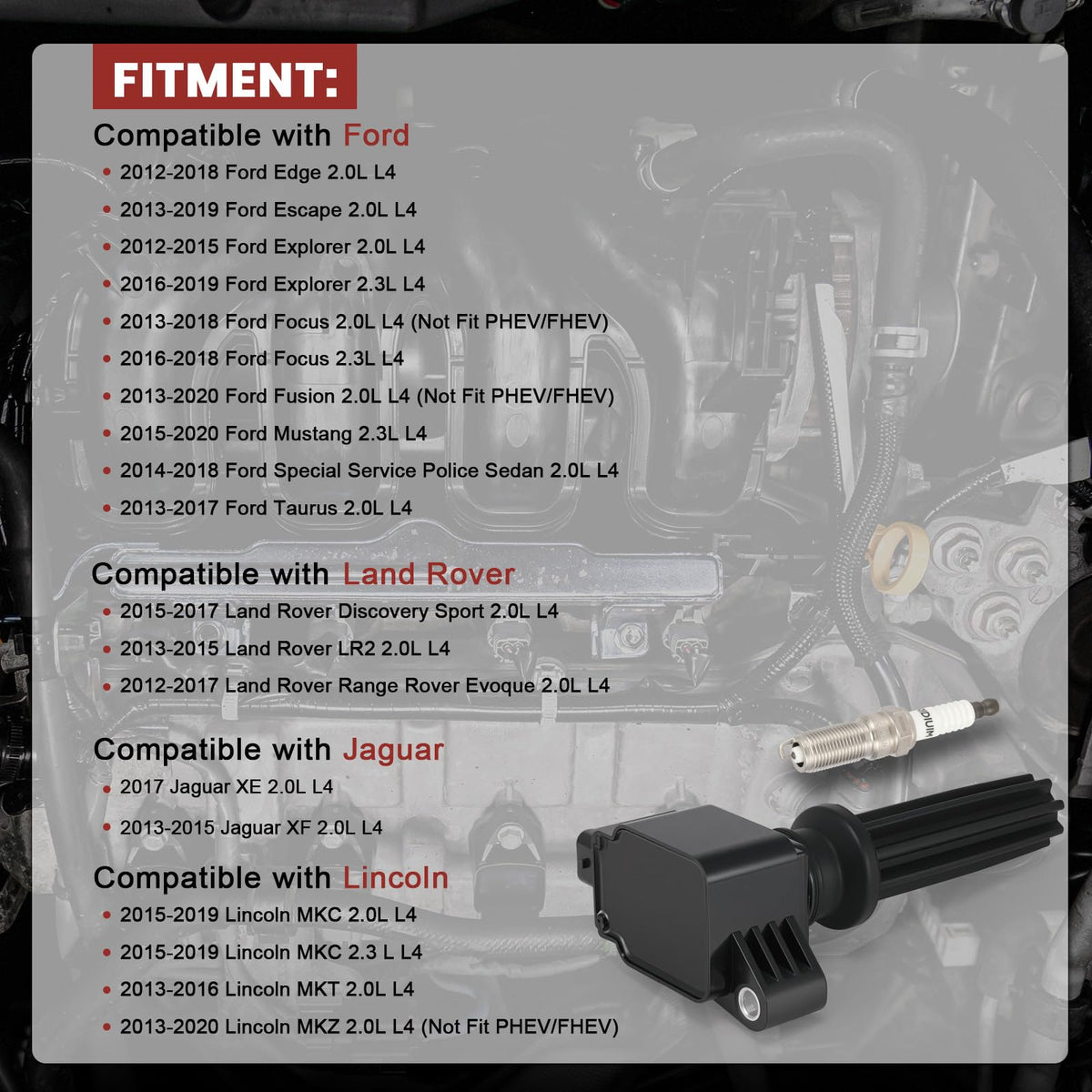 KacuYelin product label and OE numbers for easy vehicle compatibility confirmation
