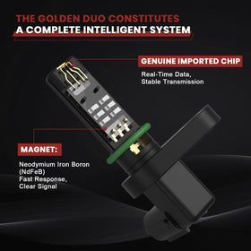 KacuYelin sensor installed on a Toyota engine demonstrating immediate fit and restored timing