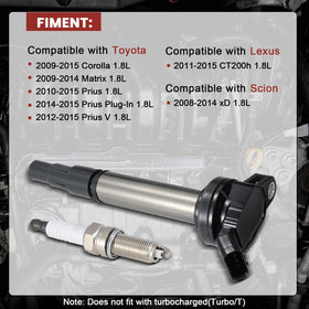 KacuYelin plugs installed in spark plug well illustrating cleaner starts and fewer misfires