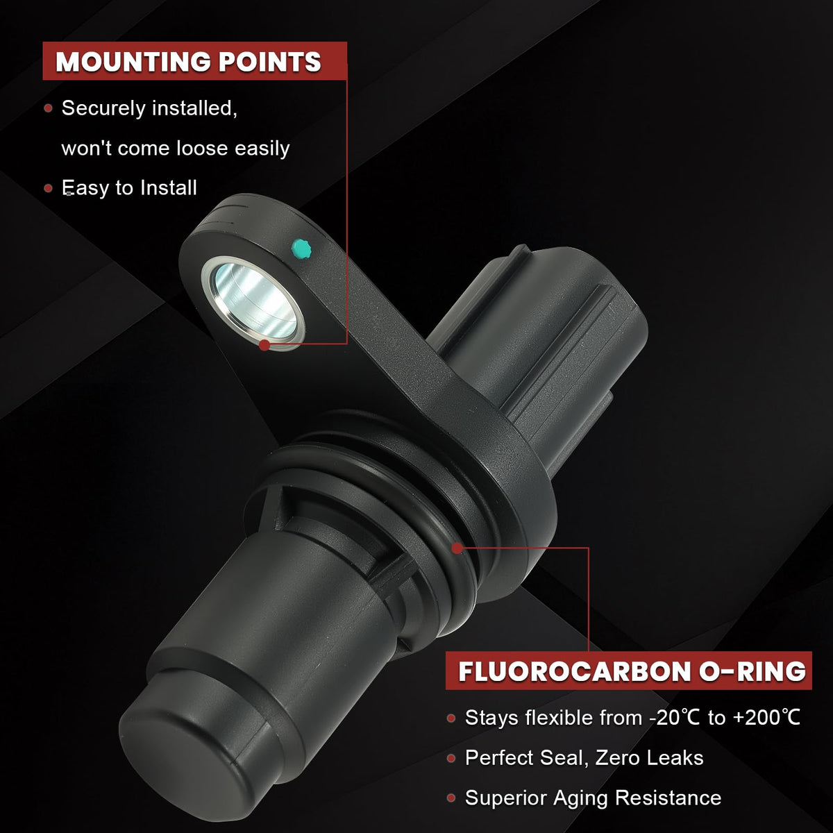 KacuYelin sensor connector detail showing OEM-style plug ensuring easy plug-and-play installation