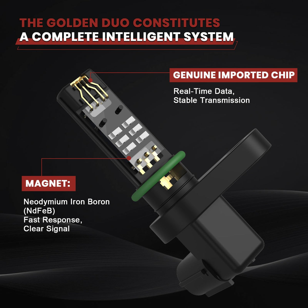 KacuYelin detail of sensor FKM O-ring and seal, protects against heat and oil