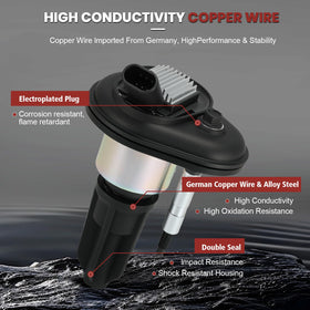 KacuYelin spark plug thread and insulator detail for reliable sealing benefit