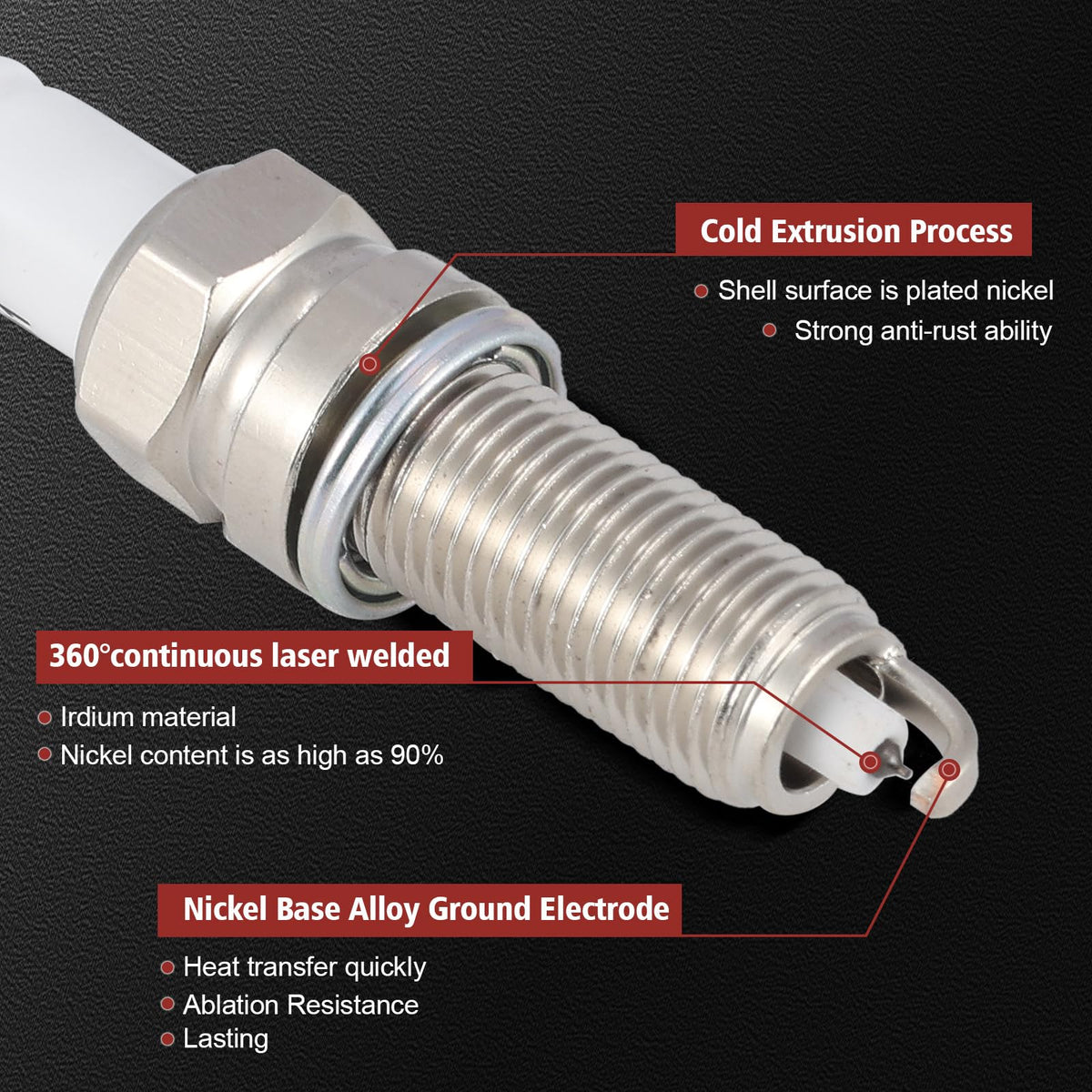 KacuYelin ignition coil installed on a 2.4L engine demonstrating correct fitment and ease
