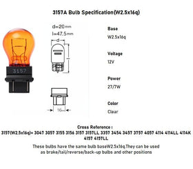 Kadiby amber bulb illuminated to show signal color and clear visibility