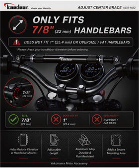 Kaedear close-up of hidden set-screw delivering tidy adjustable finish