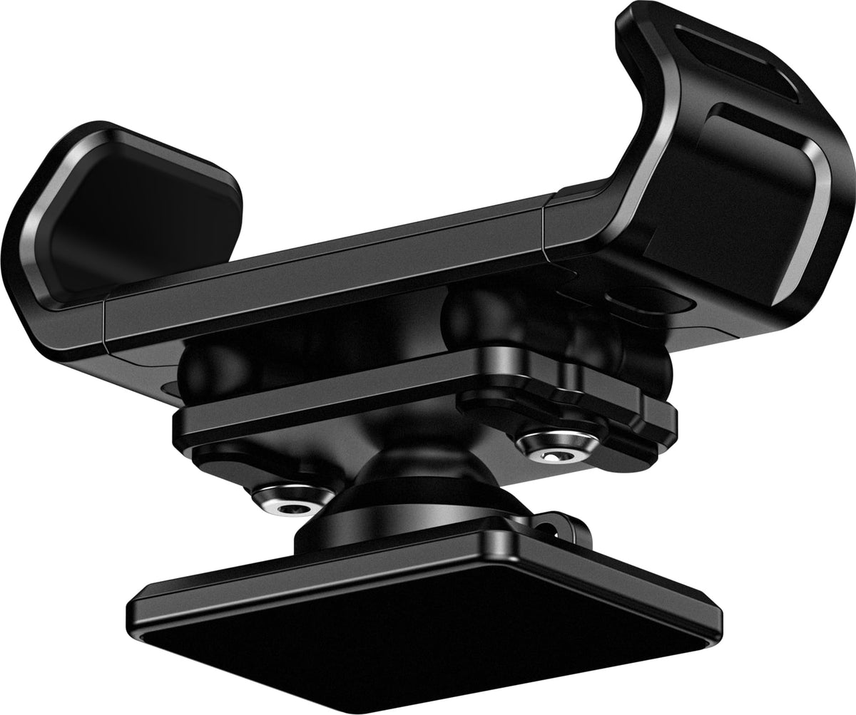 Kaedear front view showing aluminum finish and compact profile for sleek mounting