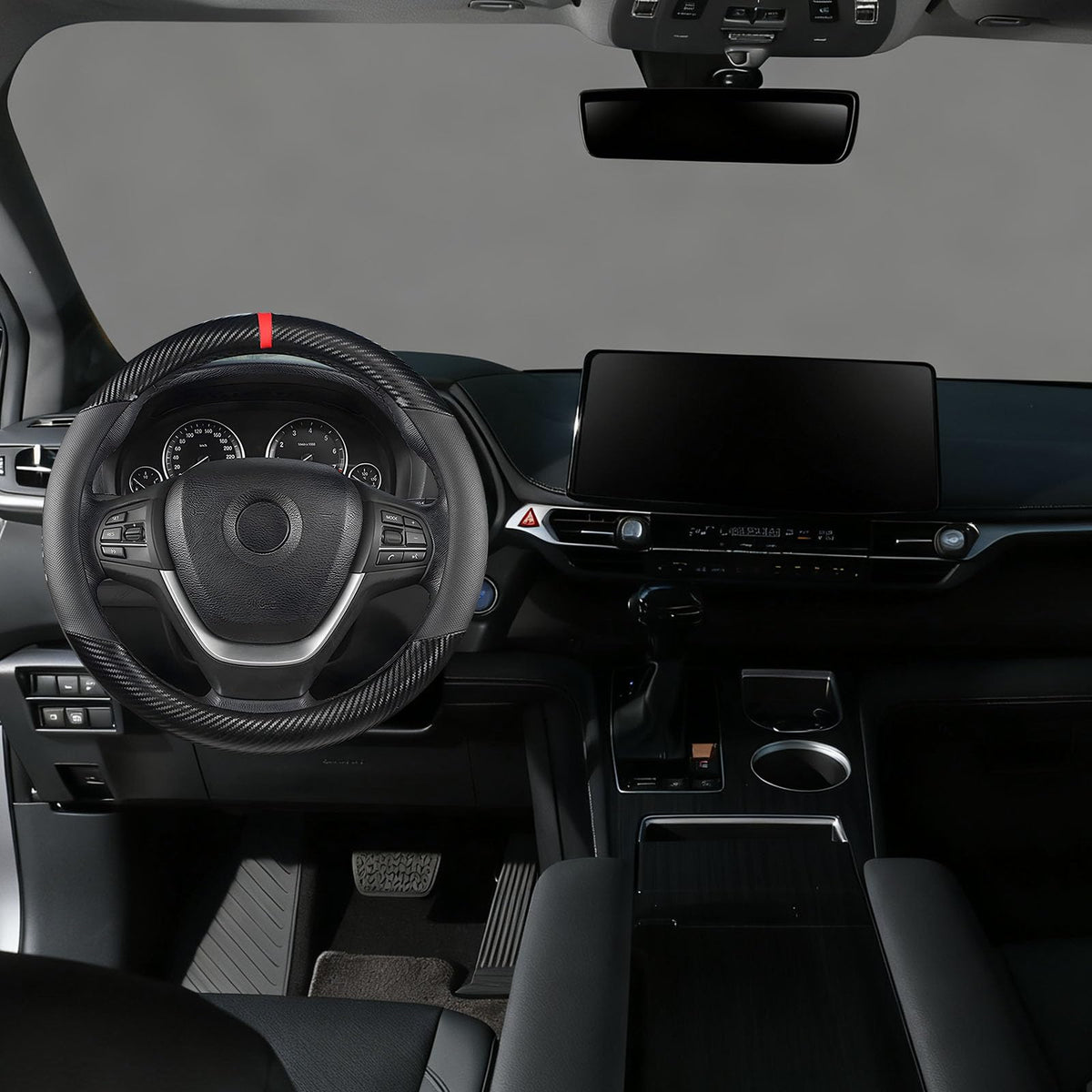 KAFEEK lifestyle image in car interior showing stylish protection and improved grip