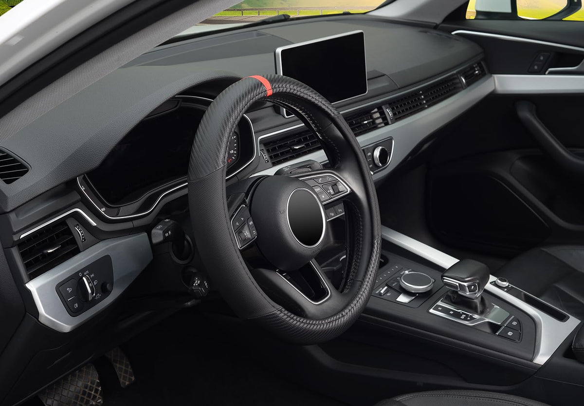 KAFEEK lifestyle shot hand gripping wheel showing comfort and enhanced control