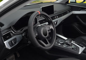 KAFEEK lifestyle shot hand gripping wheel showing comfort and enhanced control