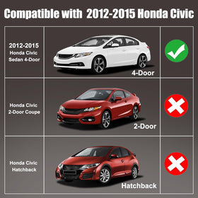 kafkof packaged trim showing part numbers for correct Civic compatibility