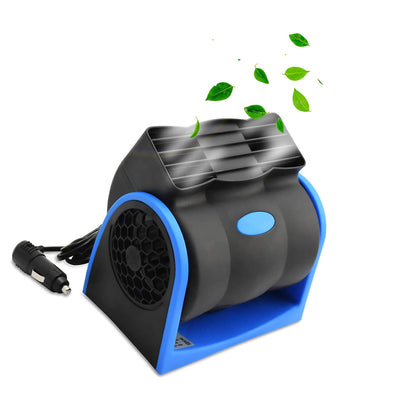 KAGOR front view of dash fan showcasing compact design and ventilation benefit