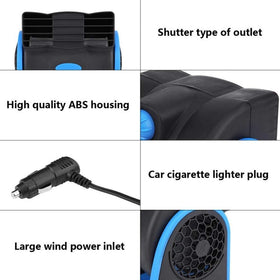 KAGOR mounted on dashboard providing directed airflow to passengers