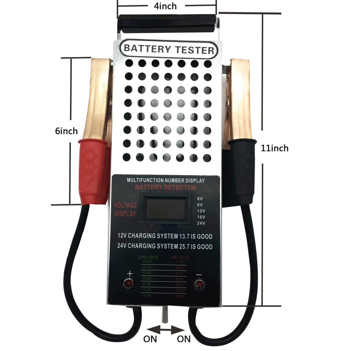 KAIHENG copper alligator clips with red and black grips ensuring safe connection