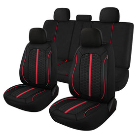 Kaisaatti front seat full set showing fit and style benefit cooling
