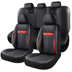 Kaisaatti front seat cover full view showing fit and sporty look