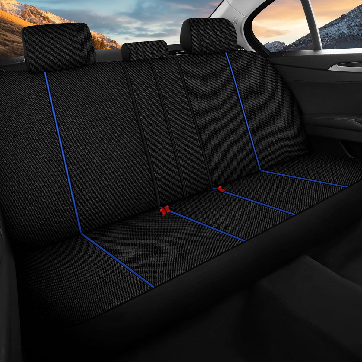 Kaisaatti side airbag panel detail showing safety compatibility