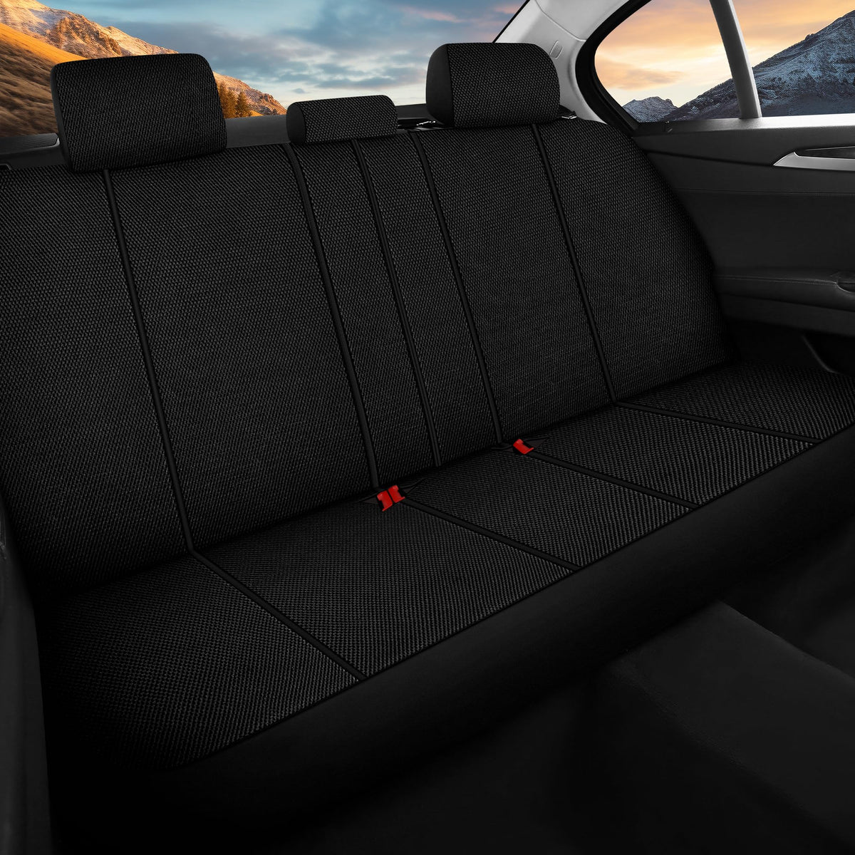 Kaisaatti side panel showing airbag seam for safer deployment