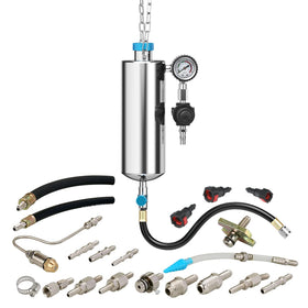 KAISAL front view of assembled cleaner kit showing compact design and portability