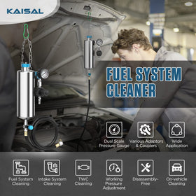 KAISAL close-up of dual pressure gauge for accurate PSI and kg/cm² control