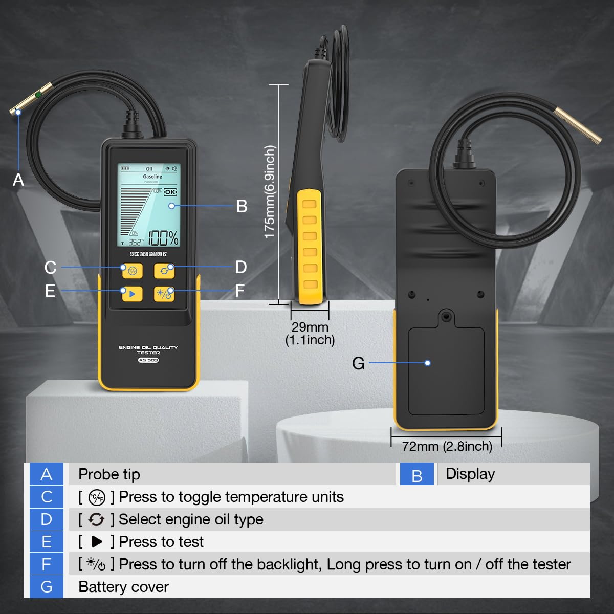 KAISAL in a garage setting illustrating professional use and quick diagnostics