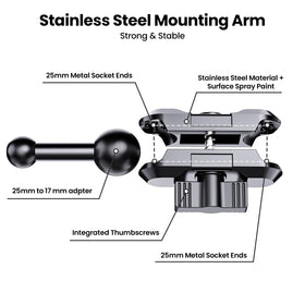 Kaishengyuan angle adjustment ballhead demonstrating 360-degree swivel for optimal view