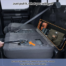 Kaishengyuan in-use demonstrating fast rear seat folding for convenience