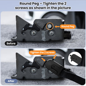 Kaishengyuan installed on F-150 rear seat latch for quick access benefit