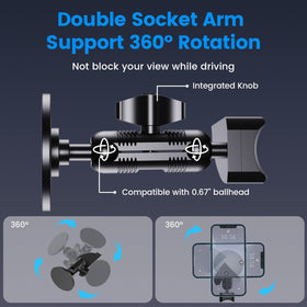 Kaishengyuan phone in portrait mode attached magnetically for easy one-handed use