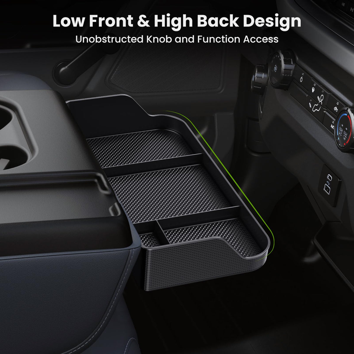 Kaishengyuan side profile showing dashboard clearance benefit
