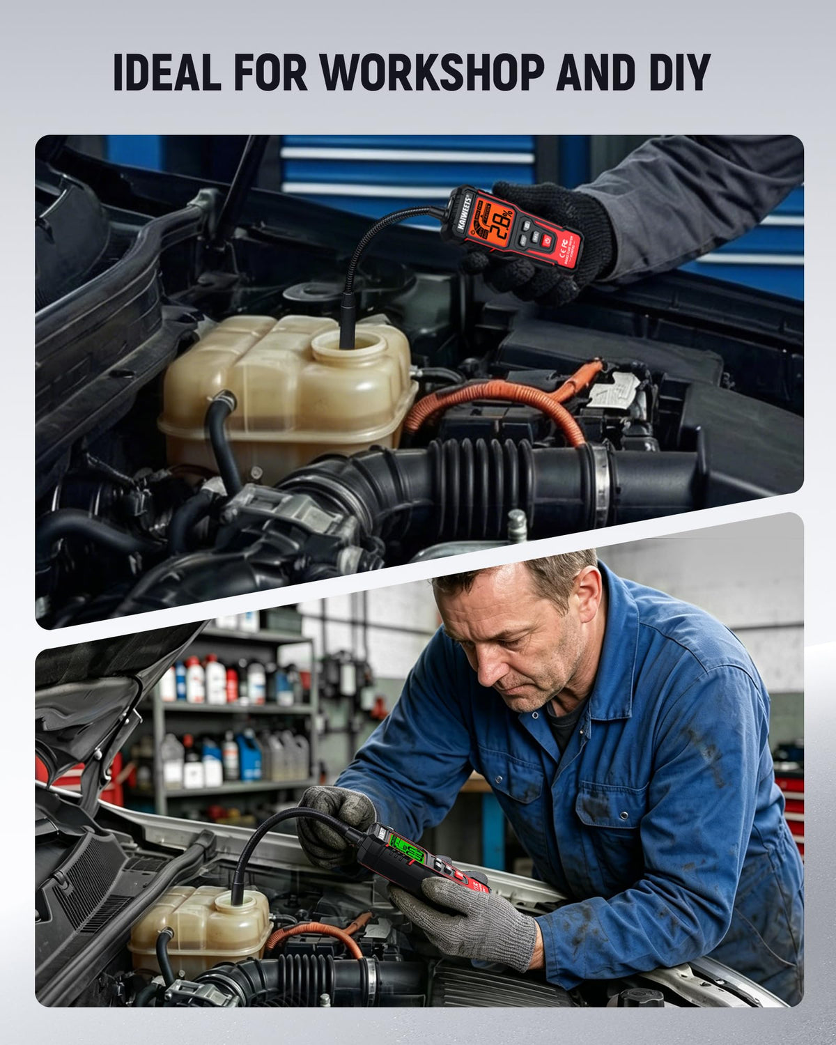 KAIWEETS complete kit with batteries and manual providing ready-to-use reliability