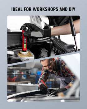 KAIWEETS tester used in garage setting, convenient maintenance tool