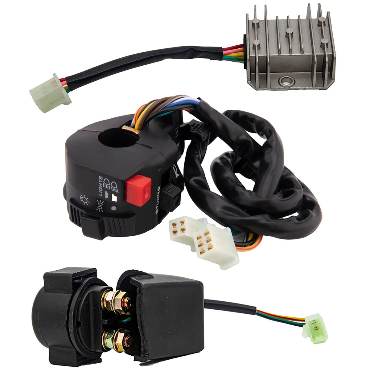 KAKO CDI rectifier and spark plug laid out offering ignition and voltage control benefit