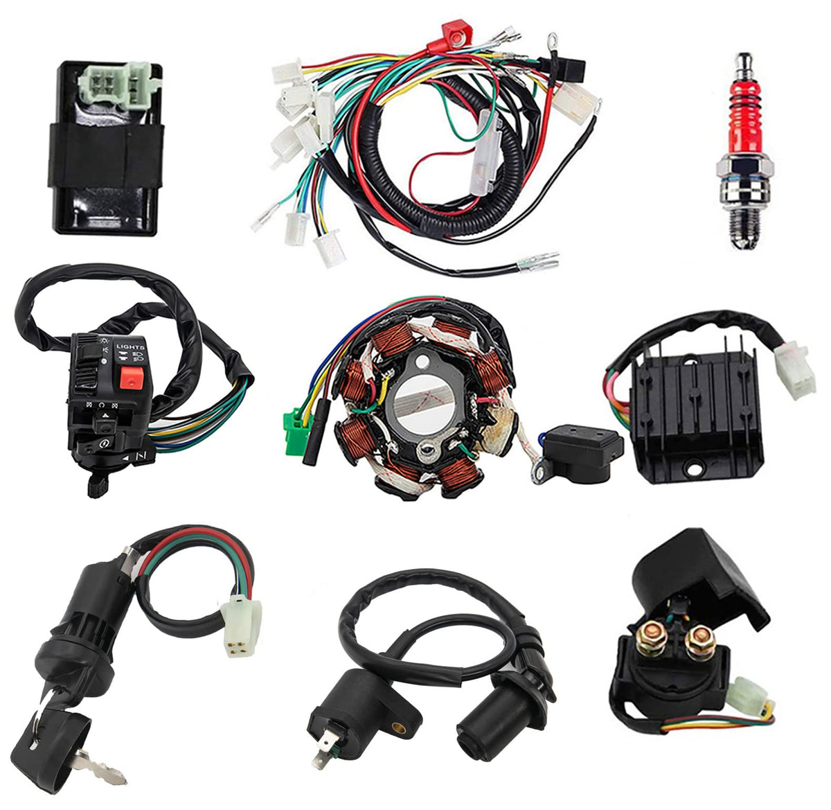 KAKO front kit packed showing all components and easy full-replacement benefit