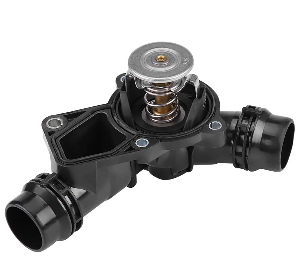 KAKO thermostat front assembly showing mounting points and improved seal benefits