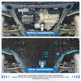 KAKSEY installed under a Kia K5 demonstrating improved underbody protection