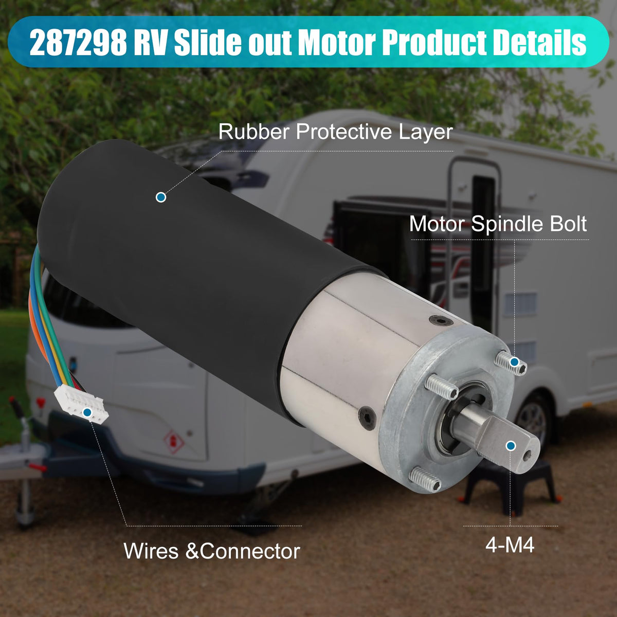 kalageen installed in RV slide illustrating correct fit and smooth extension benefit