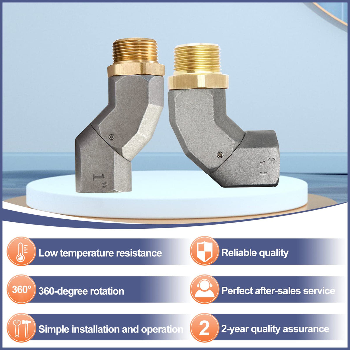 kalageen scale comparison with wrench showing compact size for simple installation