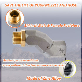 kalageen thread detail closeup illustrating precise 3/4" NPT fit and seal