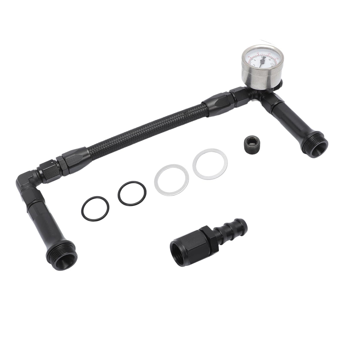 Kaloeou close-up of black anodized aluminum fuel log for corrosion resistance