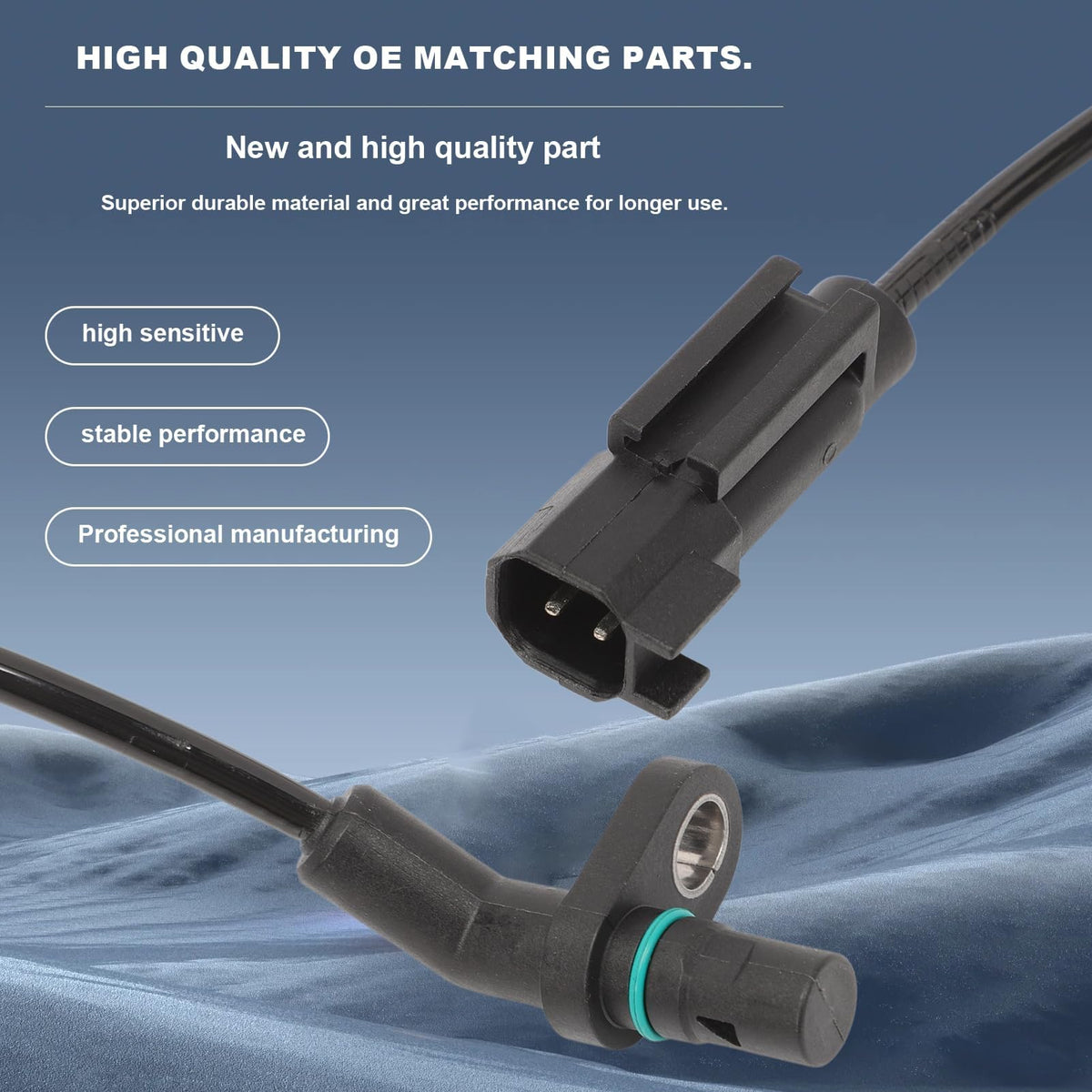 Kaloeou sensor installed on Ram 1500 wheel hub restoring wheel-speed data