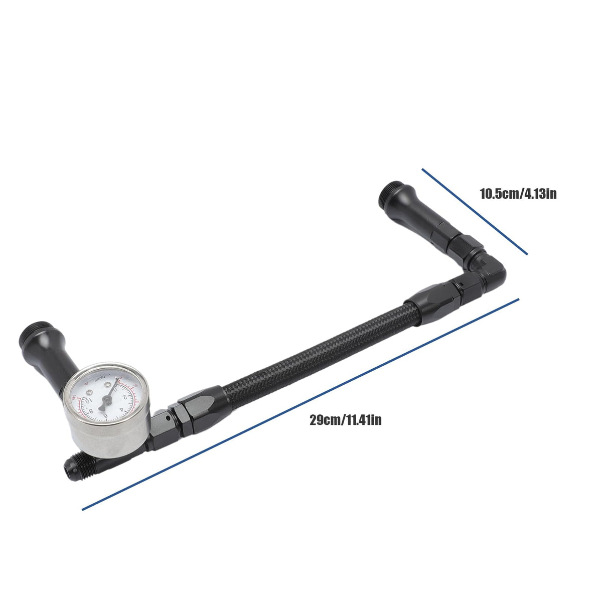Kaloeou stainless-braid hose detail demonstrating heat and abrasion protection