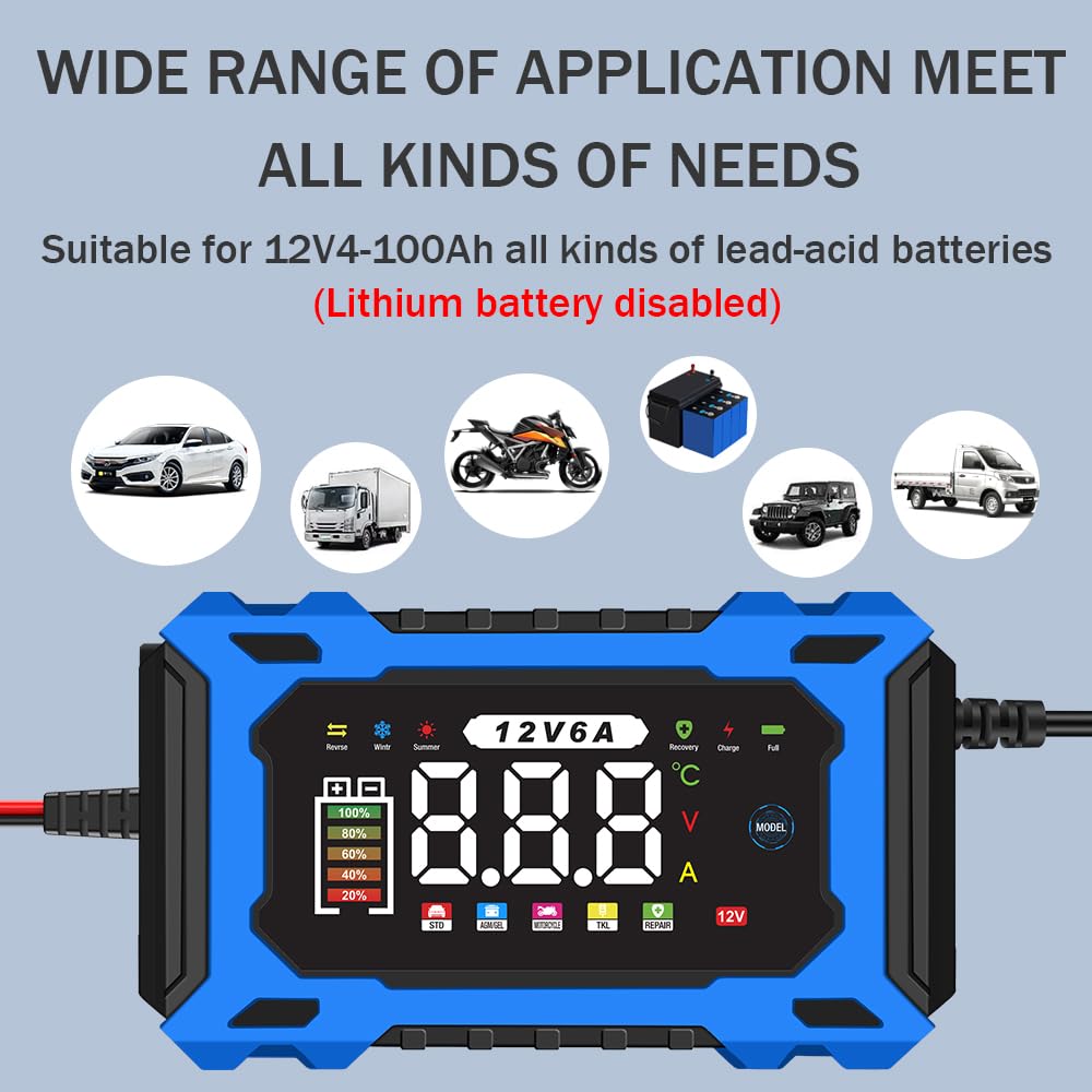 kalonwell color screen display showing voltage and current for easy monitoring